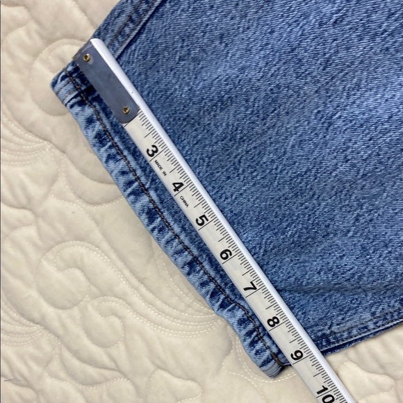 R Jeans High Rise Straight Leg Relaxed Fit Acid Wash - Picture 8 of 10